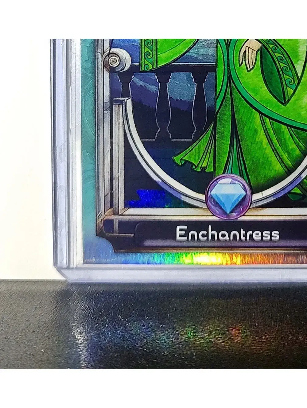 Enchantress 2025 Topps Disney Wonder #128 Diamond Card Beauty and the Beast